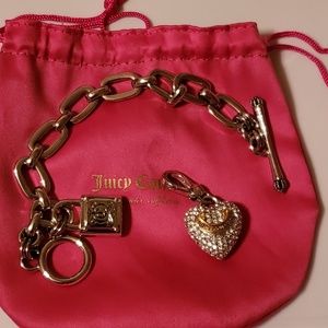 Juicy Couture bracelet and charm